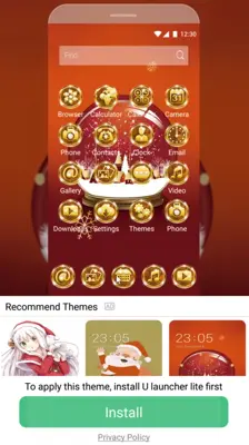 santa crystal ball android App screenshot 0